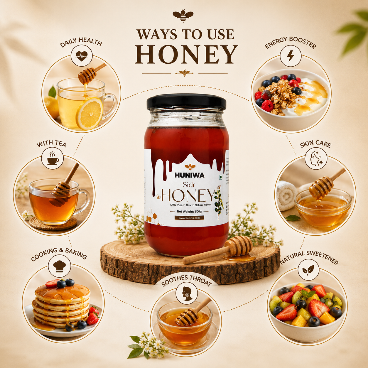 Pure Sidr Honey | Indian Ber Flora Honey